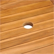 vidaXL Garden Dining Set Warm Teak Solid Teak Wood Large