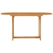 vidaXL Garden Dining Set Warm Teak Fine Sanded Teak Hardwood