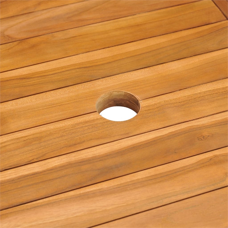 vidaXL Garden Dining Set Warm Teak Fine Sanded Teak Hardwood