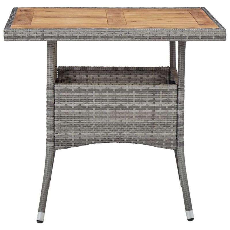 vidaXL 3 Piece Dining Set in Gray and Brown