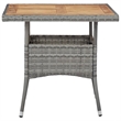 vidaXL 5 Piece Dining Set in Gray and Brown