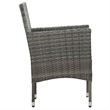 vidaXL 5 Piece Dining Set in Gray and Brown