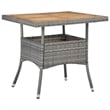 vidaXL 5 Piece Garden Dining Set in Gray