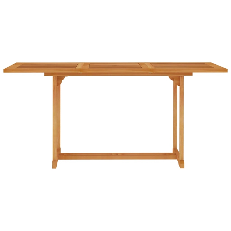vidaXL Garden Dining Set Warm Teak in Brown