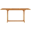 vidaXL Garden Dining Set Warm Teak in Brown