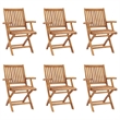 vidaXL Garden Dining Set Warm Teak in Brown