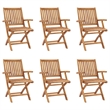 vidaXL Garden 7 Piece Sturdy Dining Set in Warm Brown