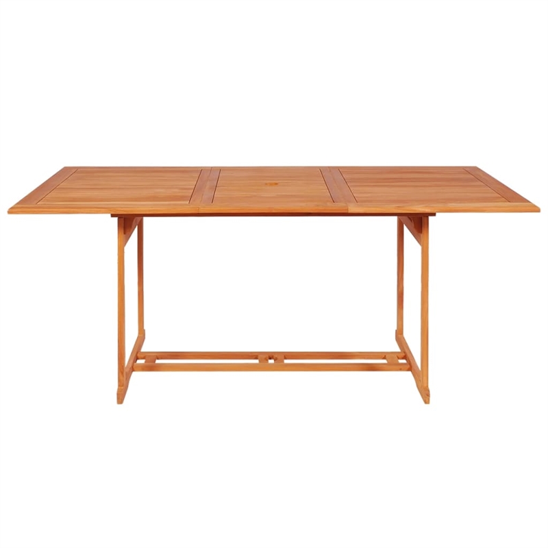 vidaXL Garden Dining Set in Gray and Teak