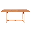 vidaXL Garden Dining Set in Gray and Teak