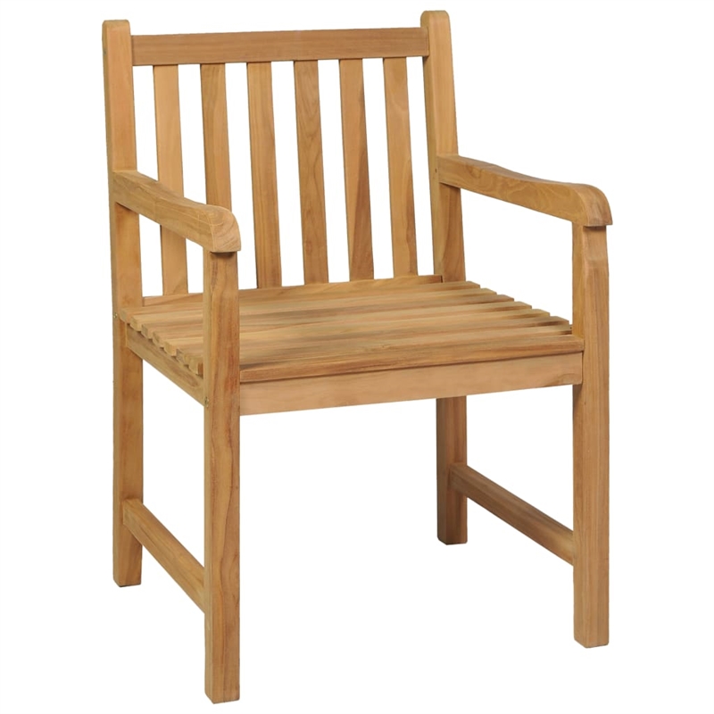 vidaXL Solid Teak Wood Large Garden Dining Set in Warm Teak