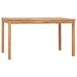 vidaXL Solid Teak Wood Large Garden Dining Set in Warm Teak