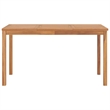 vidaXL Solid Teak Wood Large Garden Dining Set in Warm Teak