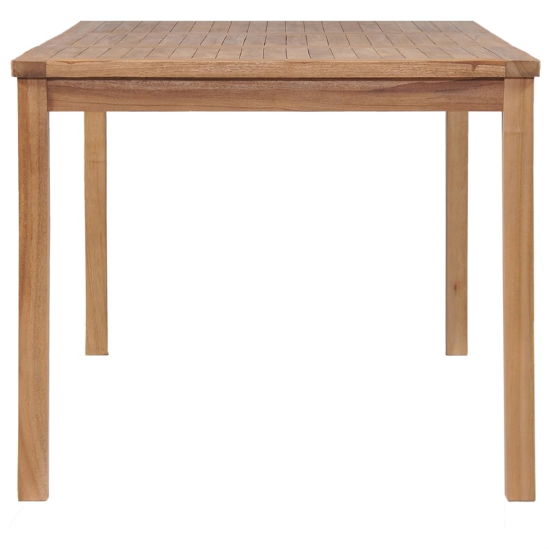 vidaXL Solid Teak Wood Garden Dining Set in Warm Teak
