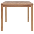 vidaXL Solid Teak Wood Garden Dining Set in Warm Teak
