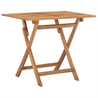 vidaXL Fine Sanded Teak Hardwood Medium Outdoor Dining Set in Natural Teak