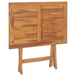 vidaXL Fine Sanded Teak Hardwood Medium Outdoor Dining Set in Natural Teak