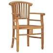 vidaXL Solid Teak Wood Durable Garden Dining Set in Natural Teak