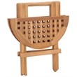 vidaXL Patio Dining Set in Teak Wood/Natural - Set Of 2