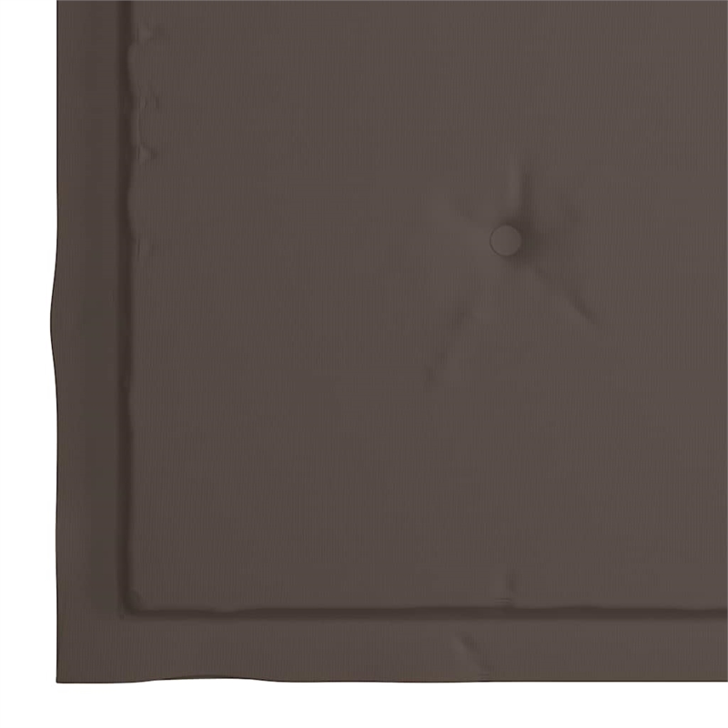 vidaXL Patio Dining Set in Teak/Taupe - Set Of 2