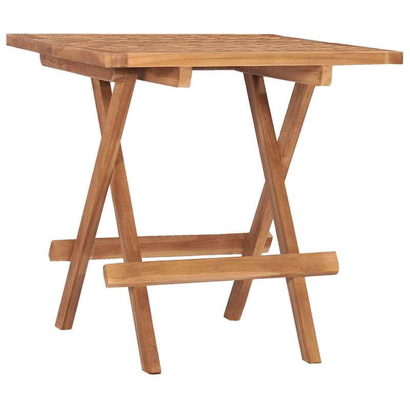 vidaXL Patio Dining Set in Teak/Taupe - Set Of 2