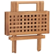 vidaXL Patio Dining Set in Teak/Taupe - Set Of 2