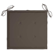 vidaXL Patio Dining Set in Teak/Taupe - Set Of 2