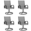vidaXL Dining Set Table in Anthracite/Chairs in Gray