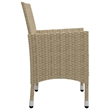 vidaXL Dining Set in Beige Solid Acacia Wood Medium Strong Dining Set