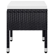 vidaXL Dining Set in Black/Cream White