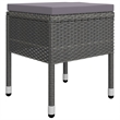 vidaXL Dining Set in Gray Solid Acacia Wood 5 Piece Set Dining Set Square