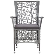 vidaXL Garden Dining Set in Gray Solid Acacia Wood Standard Durable