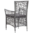 vidaXL Garden Dining Set in Gray Solid Acacia Wood Standard Durable