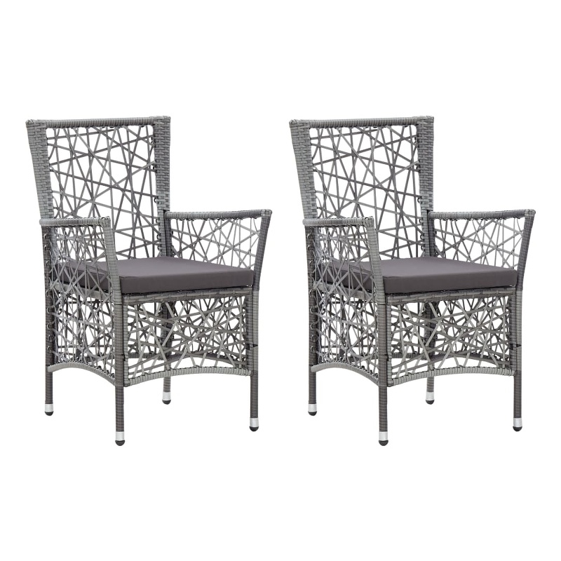 vidaXL Garden Dining Set in Gray Solid Acacia Wood Standard Durable