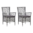 vidaXL Garden Dining Set in Gray Solid Acacia Wood Standard Durable
