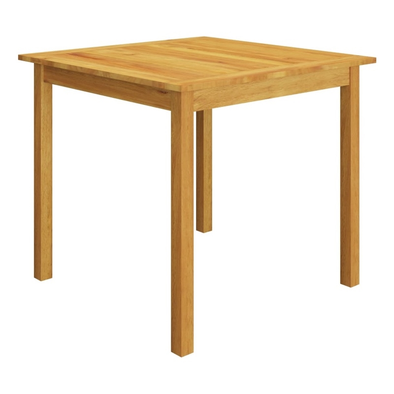 vidaXL Dining Set in Black/Cream/Natural Wood