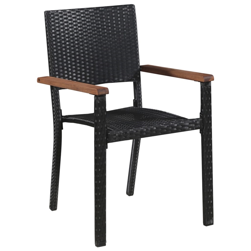 vidaXL Dining Set in Black & in Brown