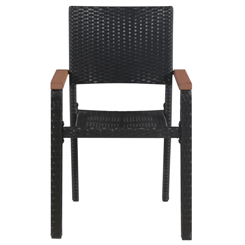 vidaXL Dining Set in Black & in Brown