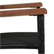 vidaXL Dining Set in Black & in Brown