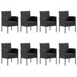 vidaXL Dining Set in Black