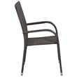 vidaXL Solid Acacia Wood Standard Lightweight Dining Set in Brown