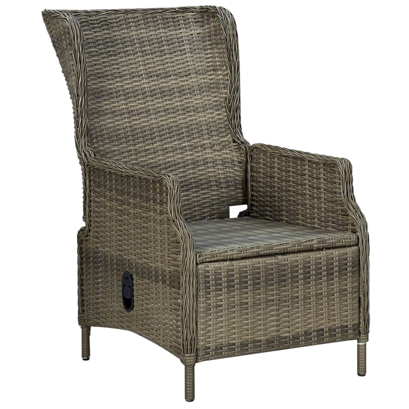 vidaXL Solid Acacia Wood Medium Outdoor Dining Set in Brown