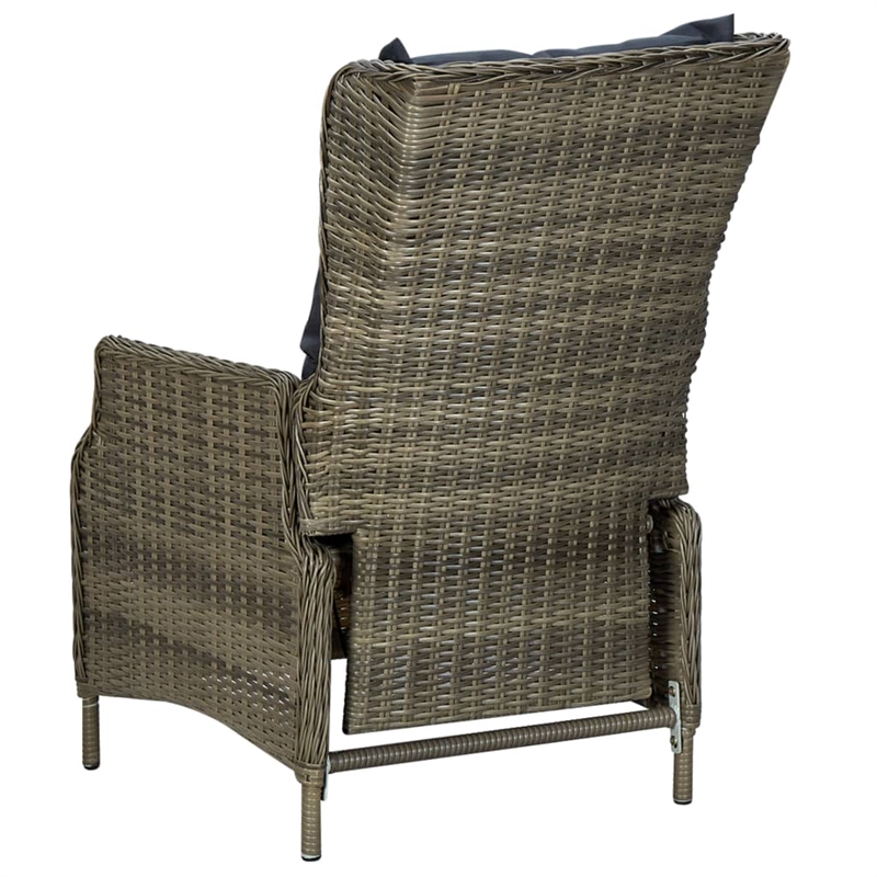 vidaXL Solid Acacia Wood Medium Outdoor Dining Set in Brown