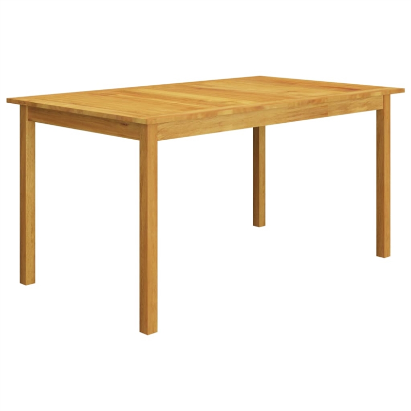 vidaXL Solid Acacia Wood Medium Outdoor Dining Set in Brown