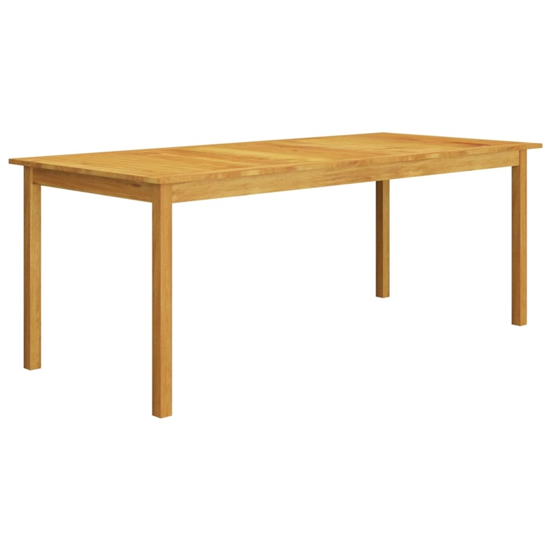 vidaXL Dining Set in Black/Cream White/Natural Wood