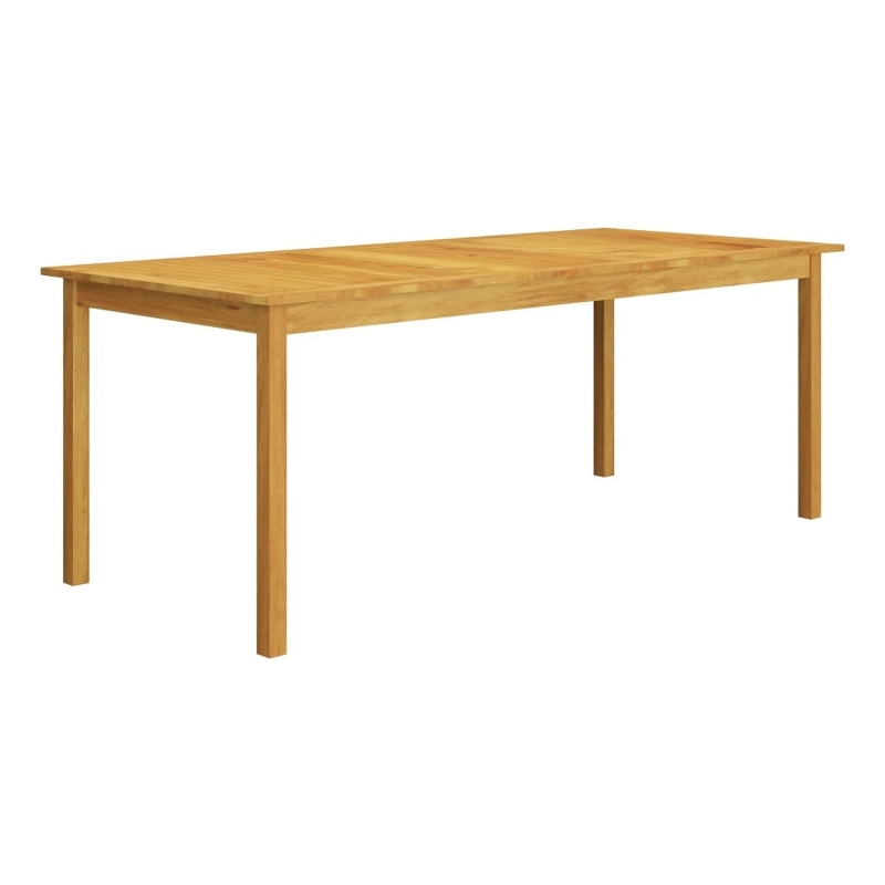 vidaXL Solid Acacia Wood 9-Piece Dining Set in Gray