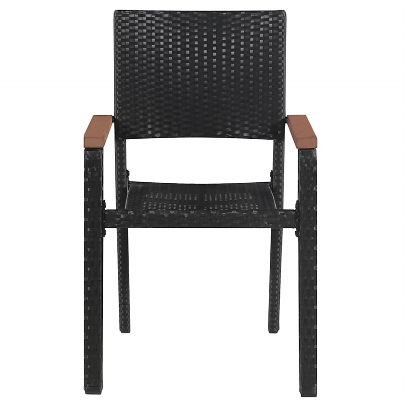 vidaXL Dining Set in Brown and Black