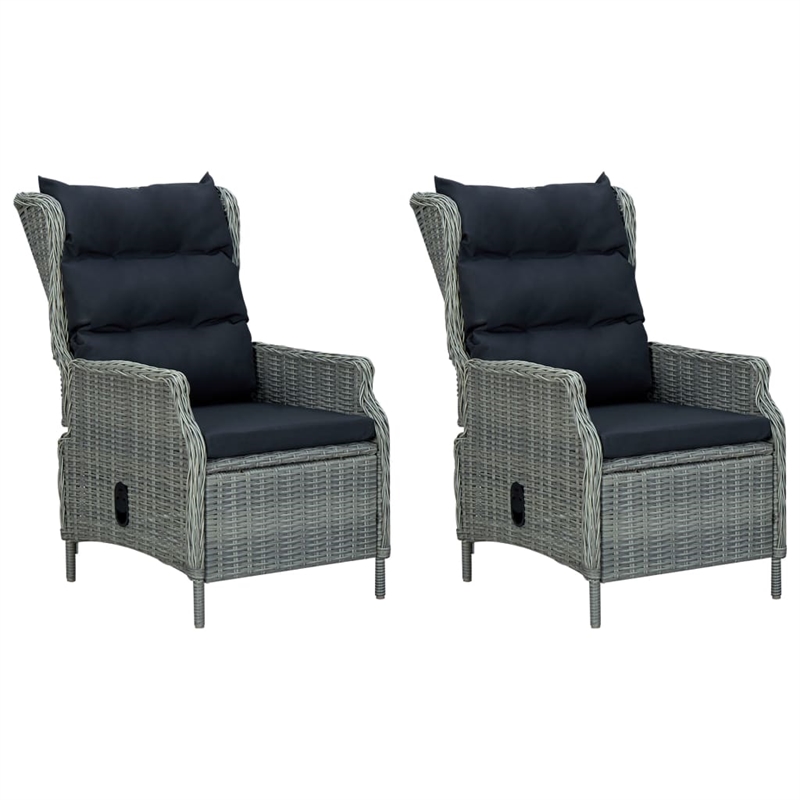 vidaXL Solid Acacia Wood Medium Dining Set in Light Gray