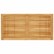 vidaXL Solid Acacia Wood Dining Set in Beige/Cream White