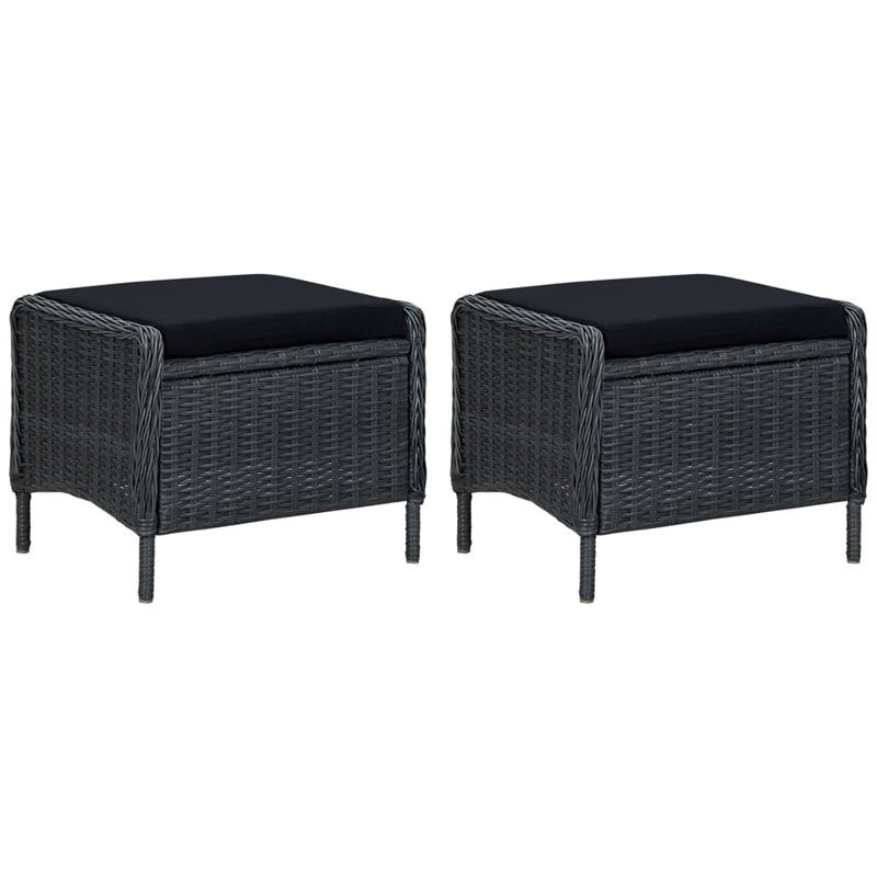 vidaXL Dining Set in Dark Gray/Acacia Wood