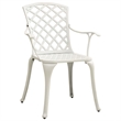vidaXL Round Classic Outdoor Bistro Set in White